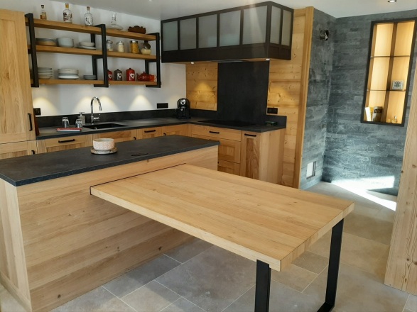 Amenagement placards rangements cuisine Thones